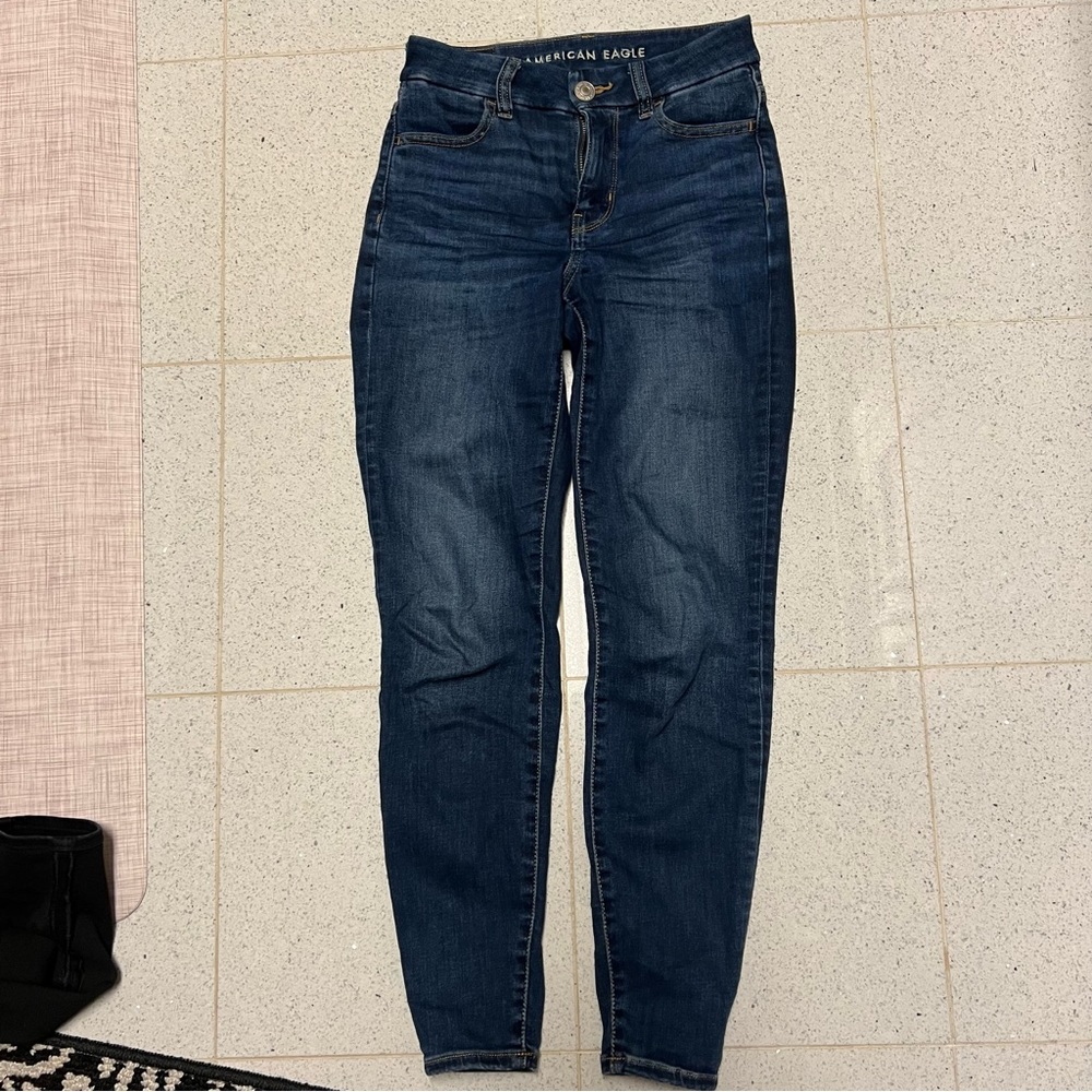 American Eagle hi rise high waisted Jeggings 00 24 SHORT
